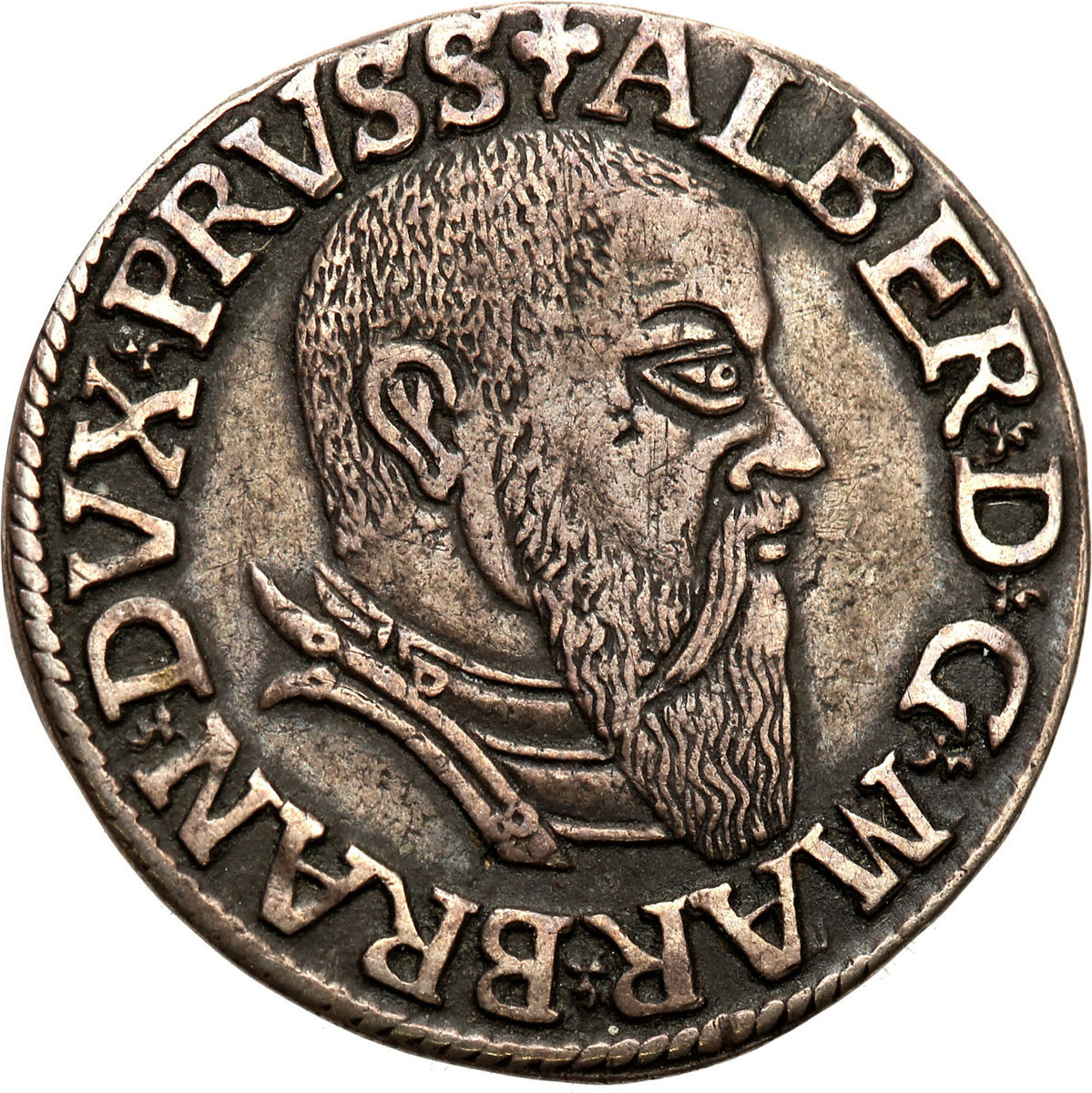 Prusy Książęce. Albrecht Hohenzolern. Trojak (3 grosze) 1542, Królewiec